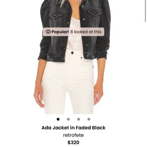 Retrofete Ada Jacket in Faded Black